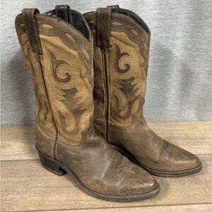 Amazonas Women’s Style 4540 Size 7.5 Brown Leather Cowgirl Boots